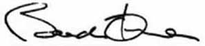 Signature of Barak Obama